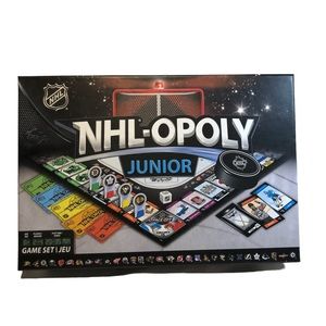 NHL-Opoly Junior Hockey Board Game Complete
